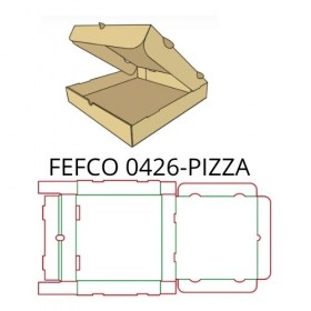 Короб FEFCO 0426-PIZZA Короб FEFCO 0426-PIZZA