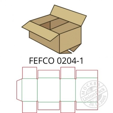 Коробки FEFCO 0204-1