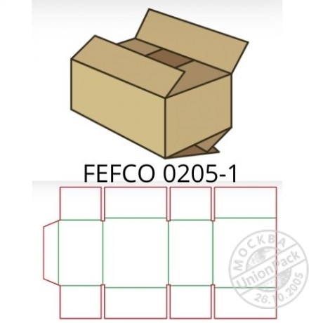 Коробки FEFCO 0205-1
