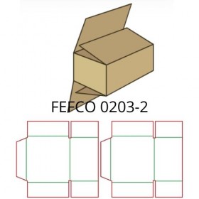 Коробки FEFCO 0203-2 Коробки FEFCO 0203-2