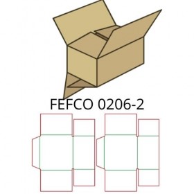 Коробки FEFCO 0206-2 Коробки FEFCO 0206-2