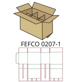 Коробки FEFCO 0207-1 Коробки FEFCO 0207-1
