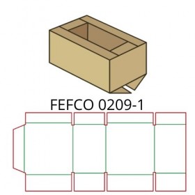 Коробки FEFCO 0209-1