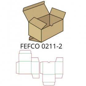 Коробки FEFCO 0211-2 Коробки FEFCO 0211-2