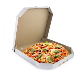 Коробка для пиццы 280х280х45 белая