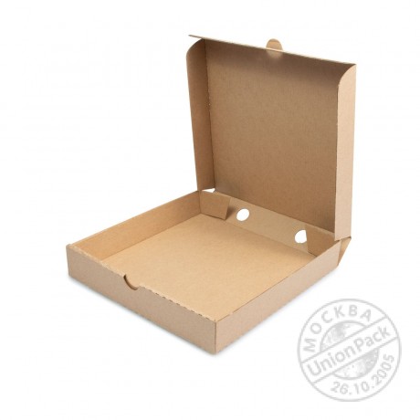 Коробка для пиццы 330-330-35 бурая